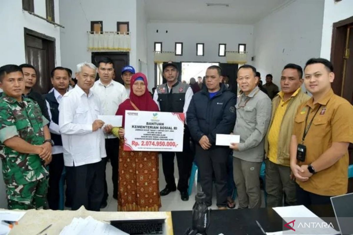 1.242 KK penyintas bencana di Bener Meriah terima bantuan Rp2 miliar