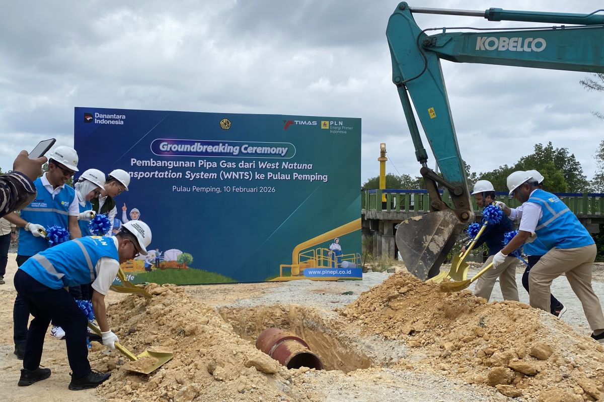 Pipa gas WNTS-Pulau Pemping Batam resmi masuk tahap konstruksi