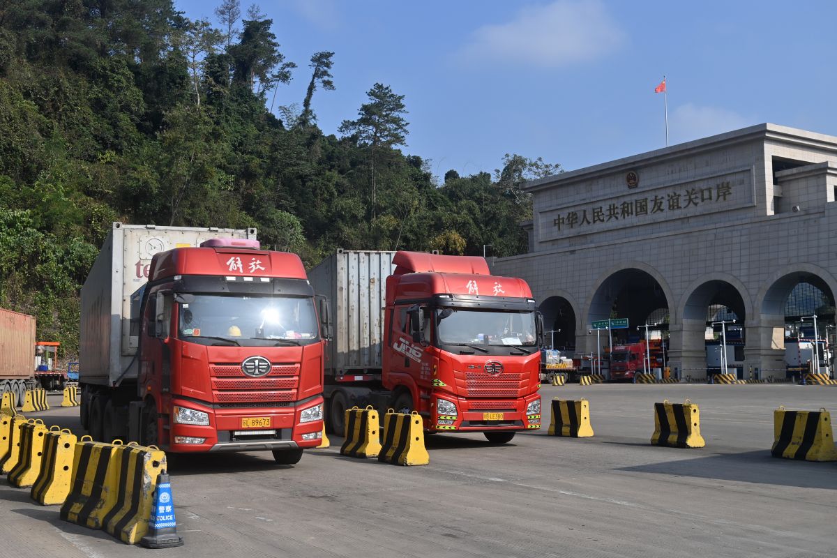 Sistem pemeriksaan perbatasan China-Vietnam dorong efisiensi logistik