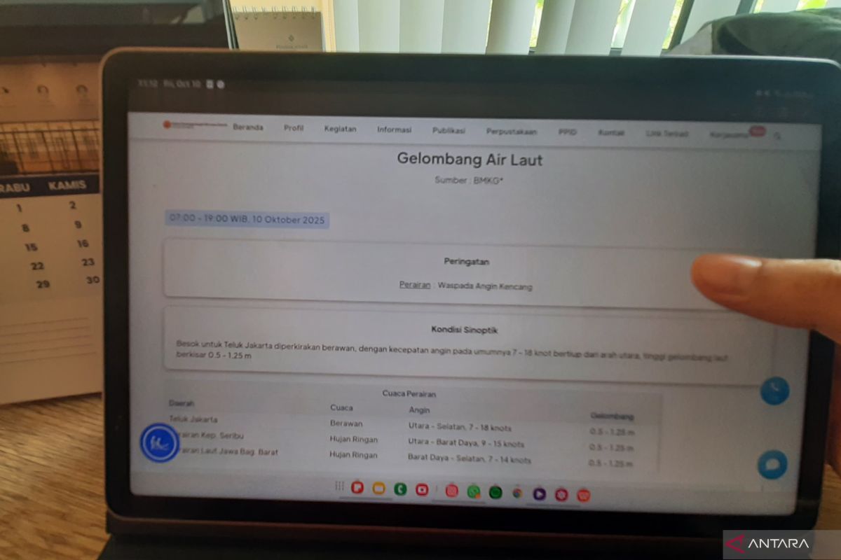 BPBD DKI Jakarta informasikan status pos pantai Angke Hulu Siaga 1