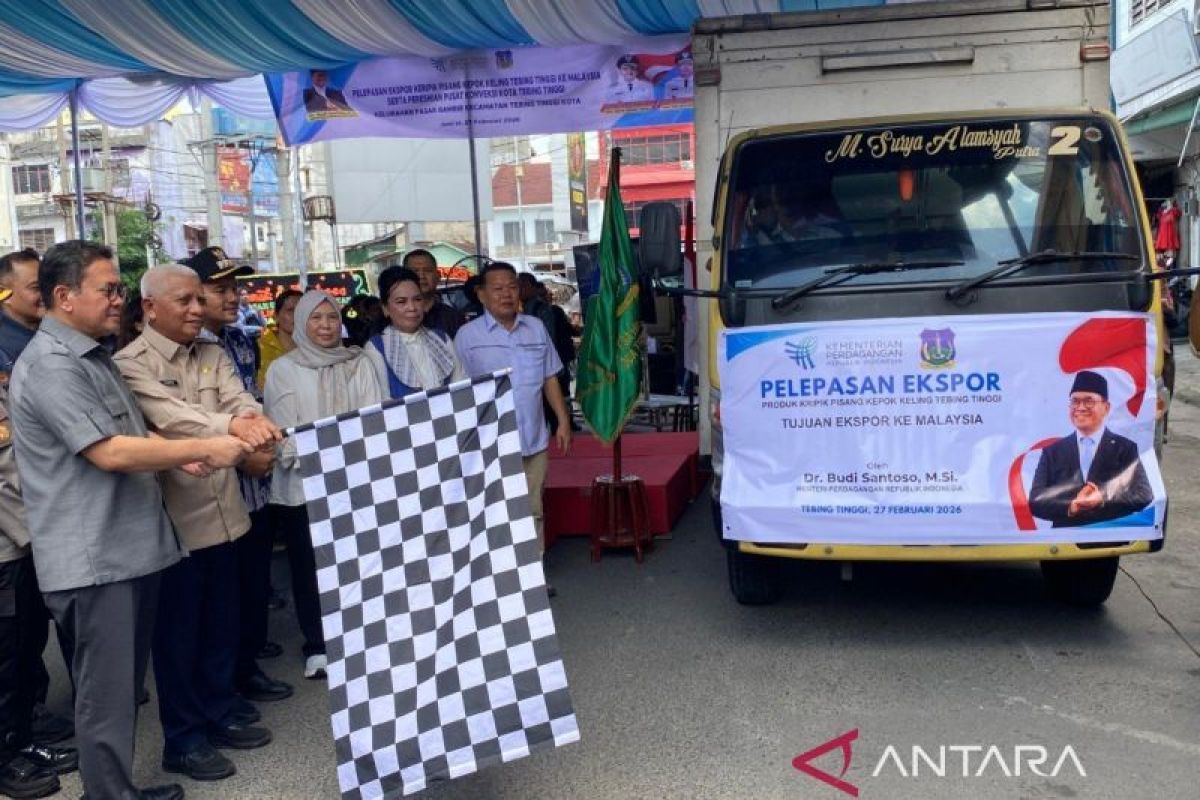 Menteri Perdagangan lepas ekspor keripik pisang kepok Tebing Tinggi