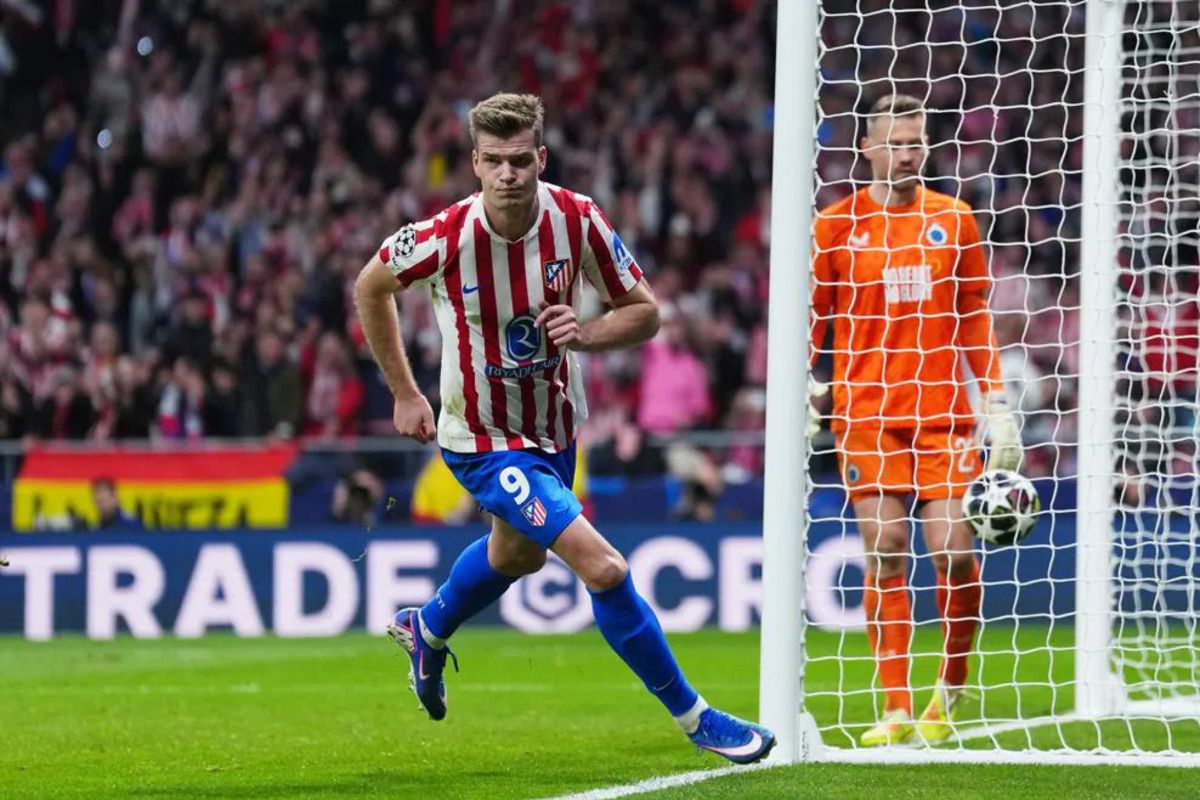 Sorloth hattrick, Atletico lolos ke 16 besar usai tundukkan Brugge 4-1