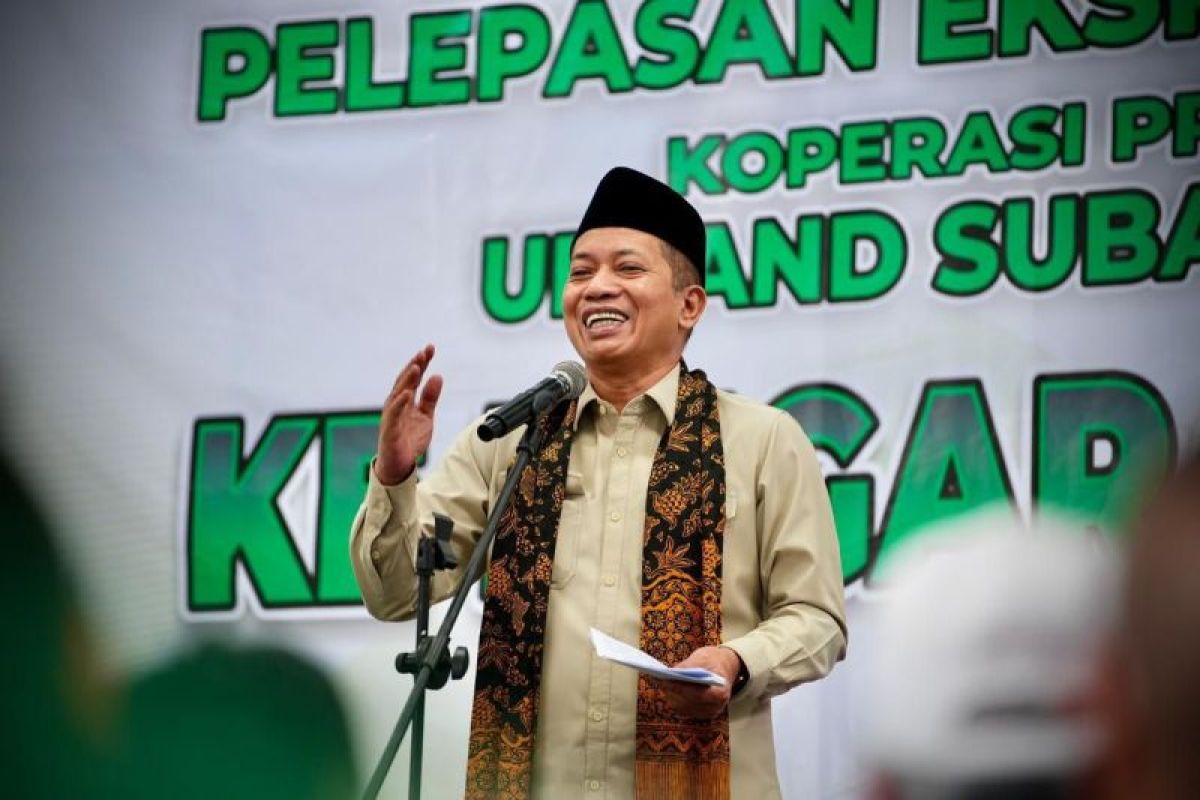 Menkop lepas ekspor 3 ton manggis Koperasi Produsen Upland Subang Farm