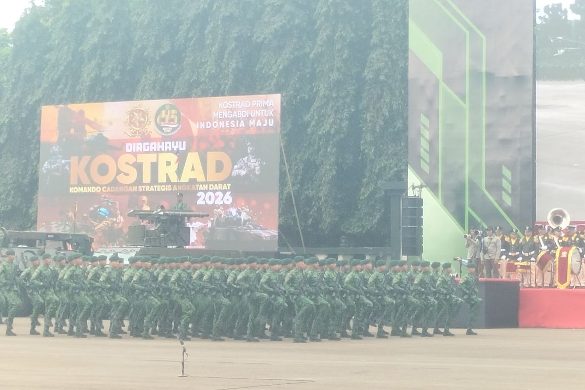 Kostrad tampilkan pencak silat hingga defile pasukan dalam HUT Ke-65