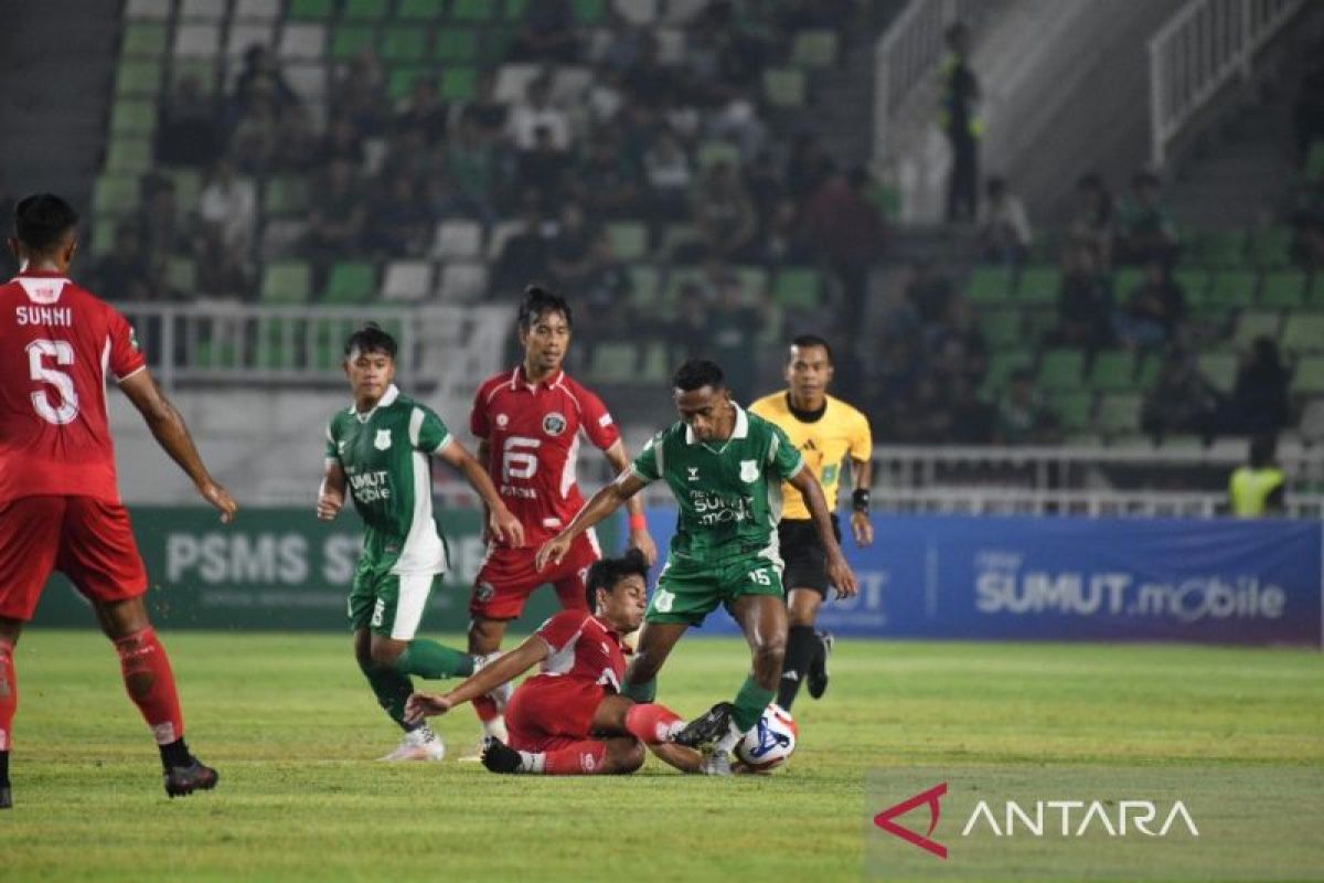 PSMS Medan kalahkan Bekasi City FC 2-1