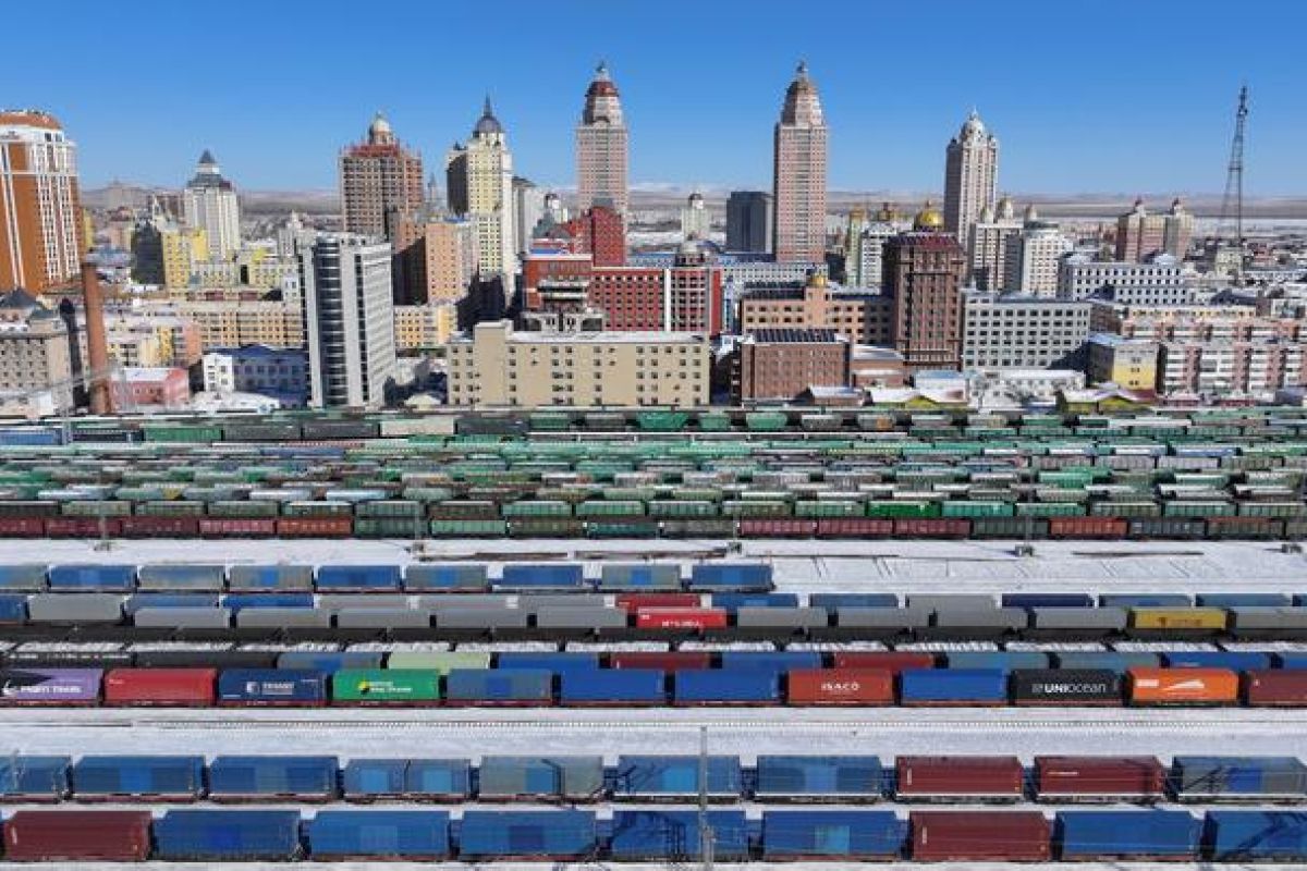 Kereta barang China-Eropa koridor timur catat rekor perjalanan