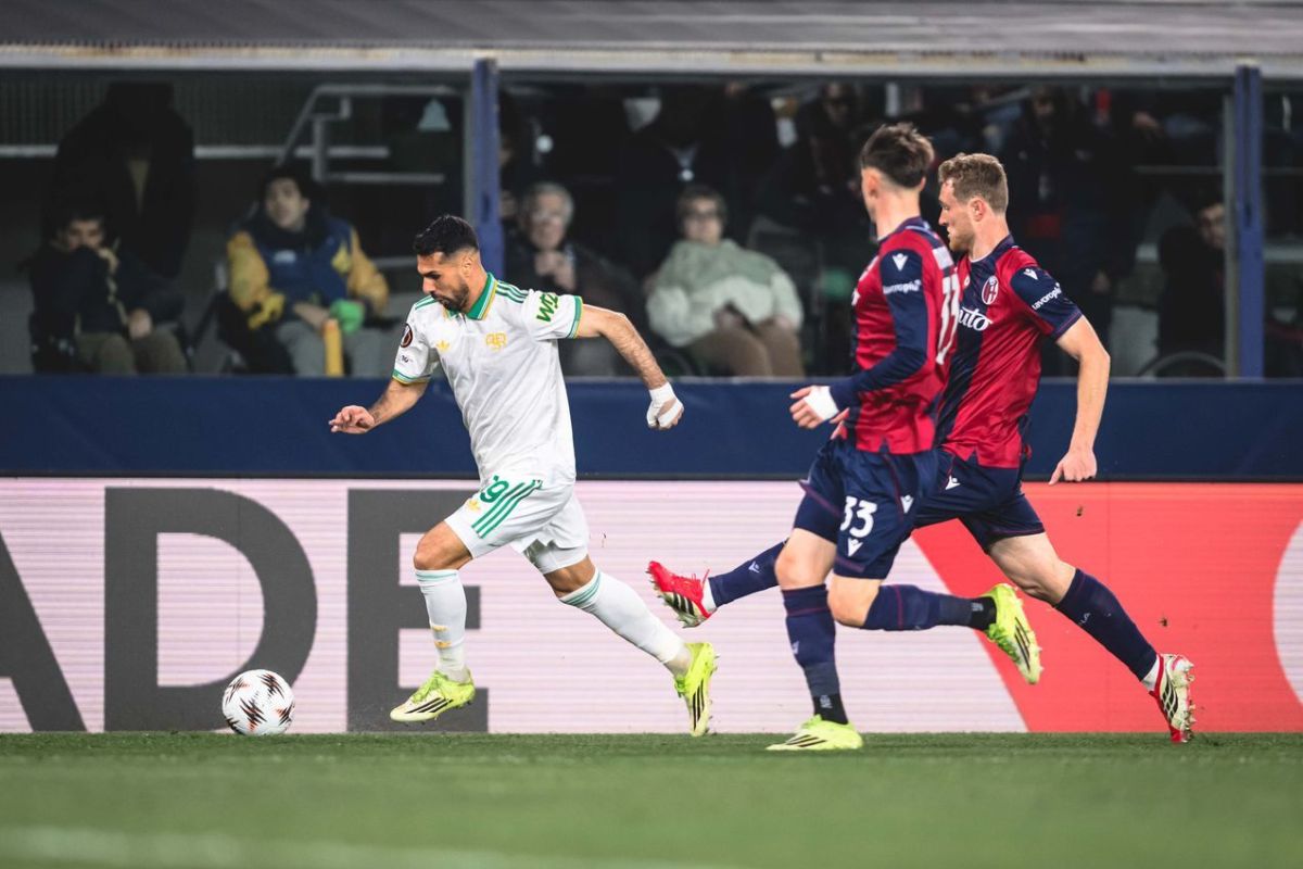 Bologna vs AS Roma berakhir imbang 1-1 di leg pertama 16 besar