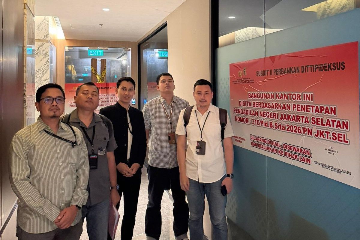 Bareskrim Polri sita aset kantor PT Dana Syariah Indonesia