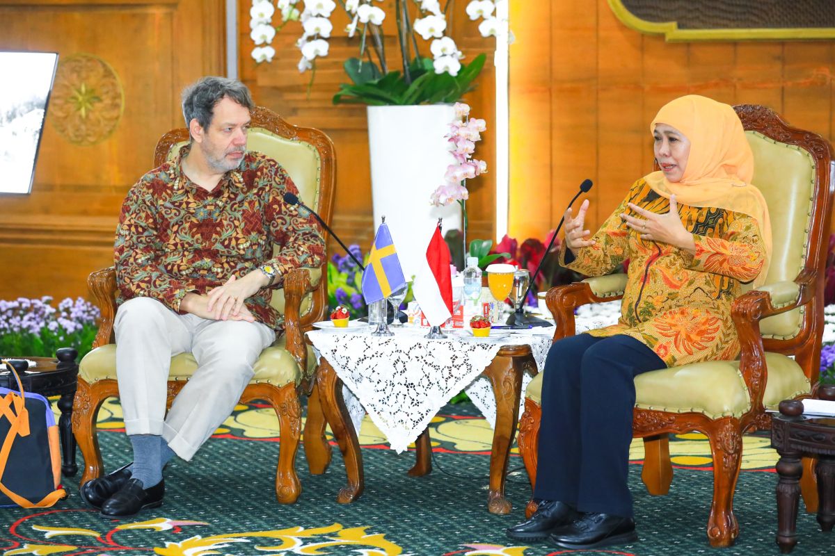 Pemprov Jatim dan Swedia perkuat kerja sama transportasi-pendidikan