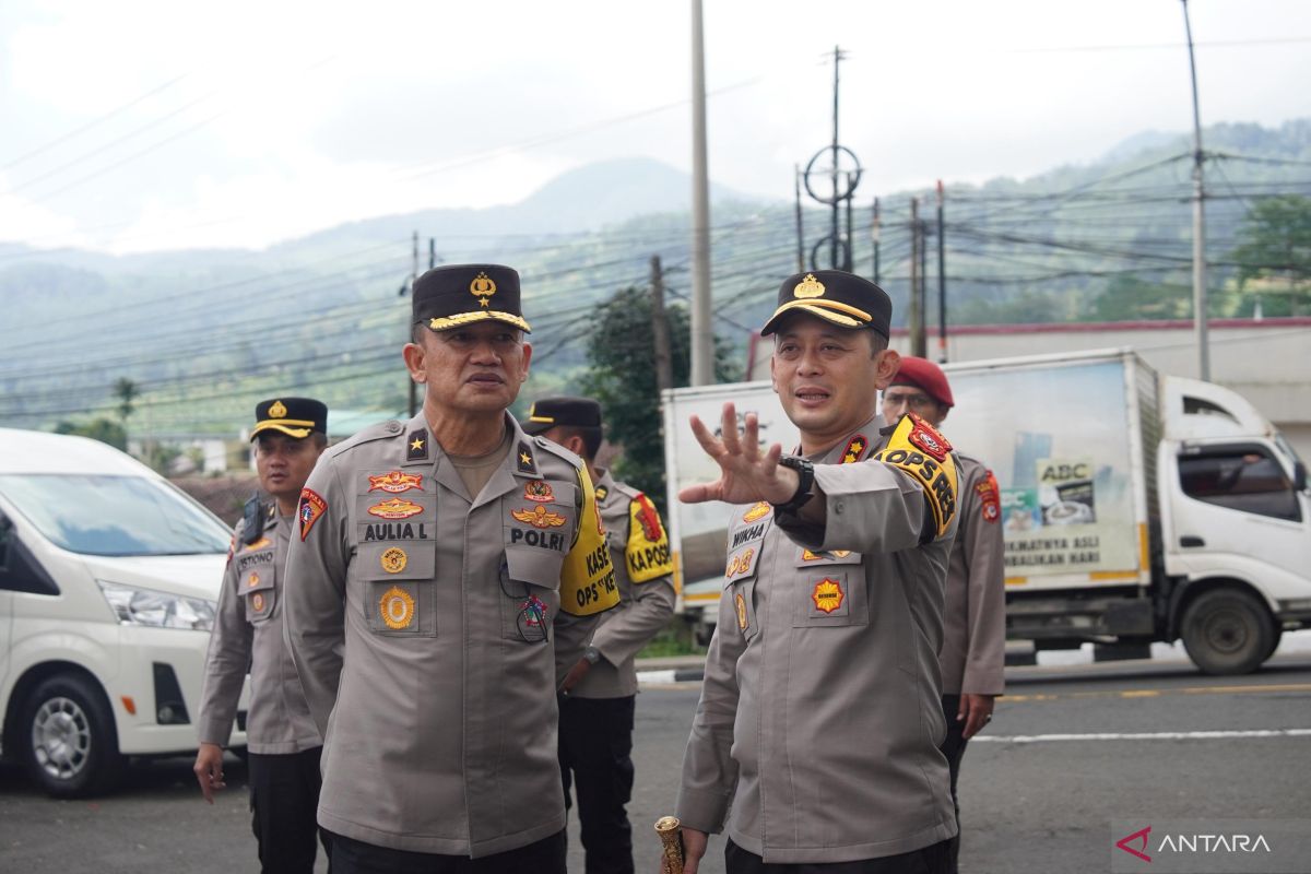 Polri cek kesiapan Pos Gadog dan Gunung Mas jelang Lebaran