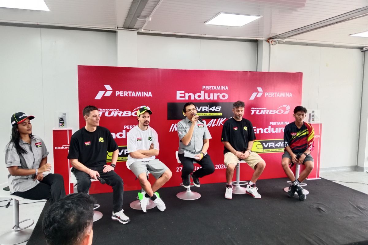 Pertamina dan VR46 Riders Academy perkuat pembinaan pembalap Indonesia