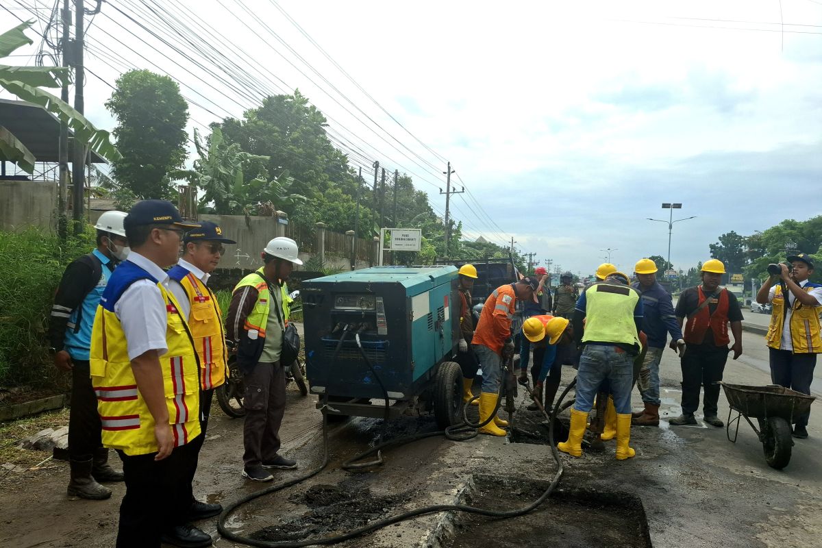 BPJN Lampung mulai perbaikan jalan nasional jelang Lebaran 2026