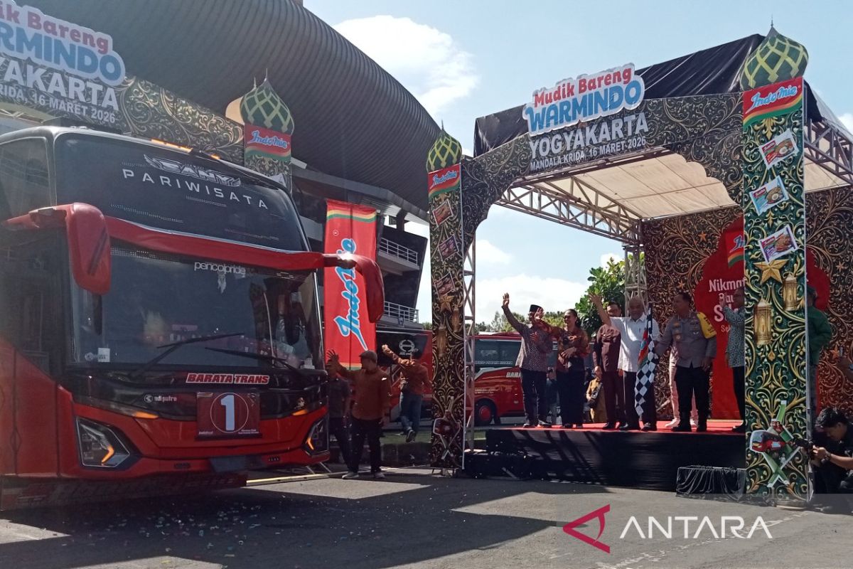 Wagub DIY lepas keberangkatan 1.871 pemudik mitra warmindo