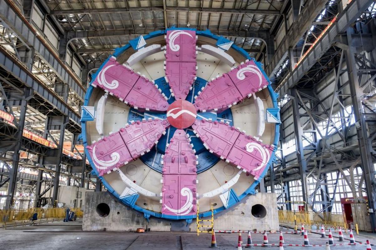 China kembangkan "otak pintar" untuk mesin bor terowongan