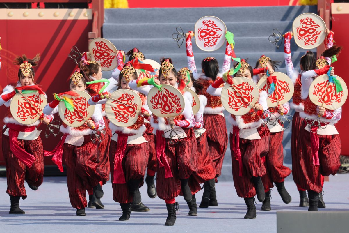 Kontes drum nasional digelar di kota kuno Zhengding, China