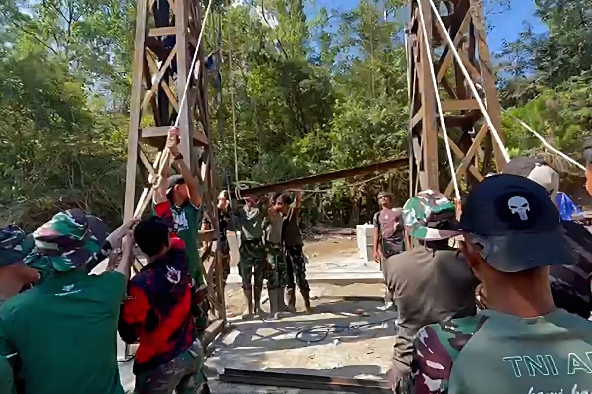 Pembangunan jembatan di Aceh terus dikebut jelang Ramadhan