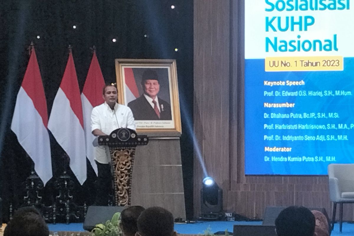 Wamenkum: KUHP baru harus disosialisasikan dengan maksimal