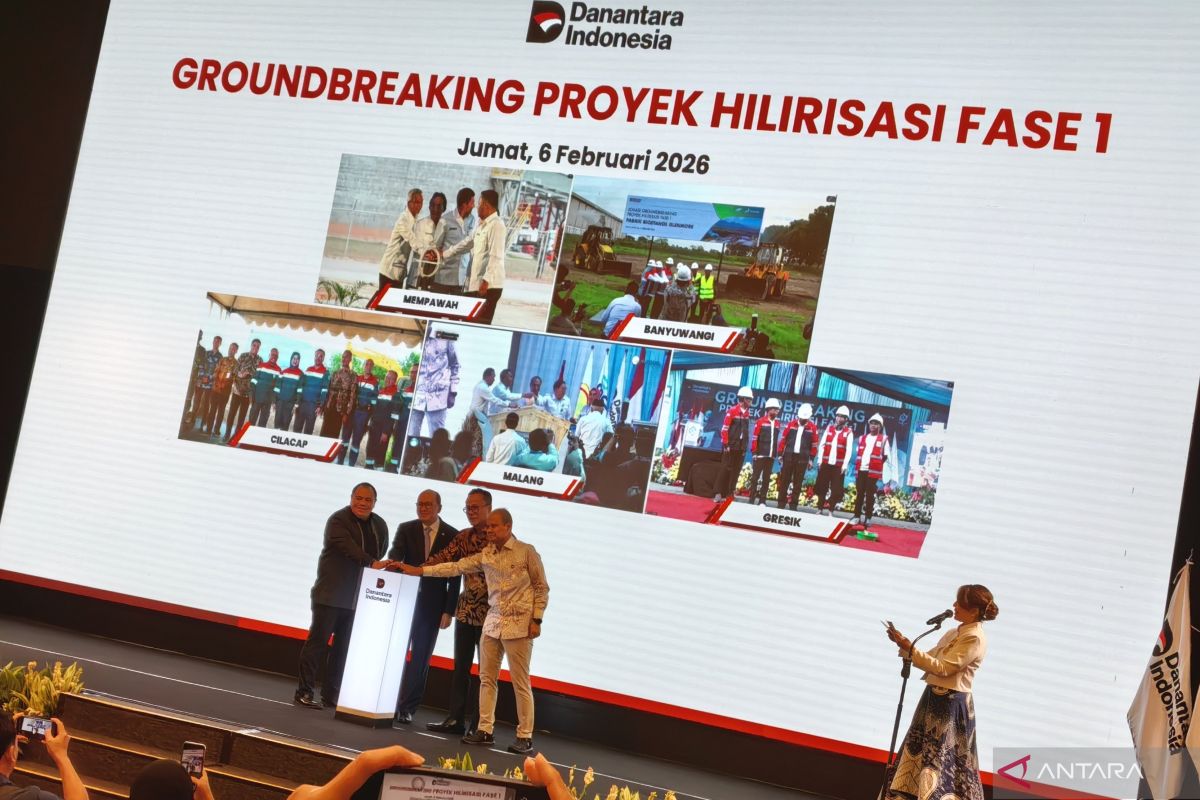Danantara groundbreaking 6 proyek hilirisasi senilai 7 miliar dolar AS