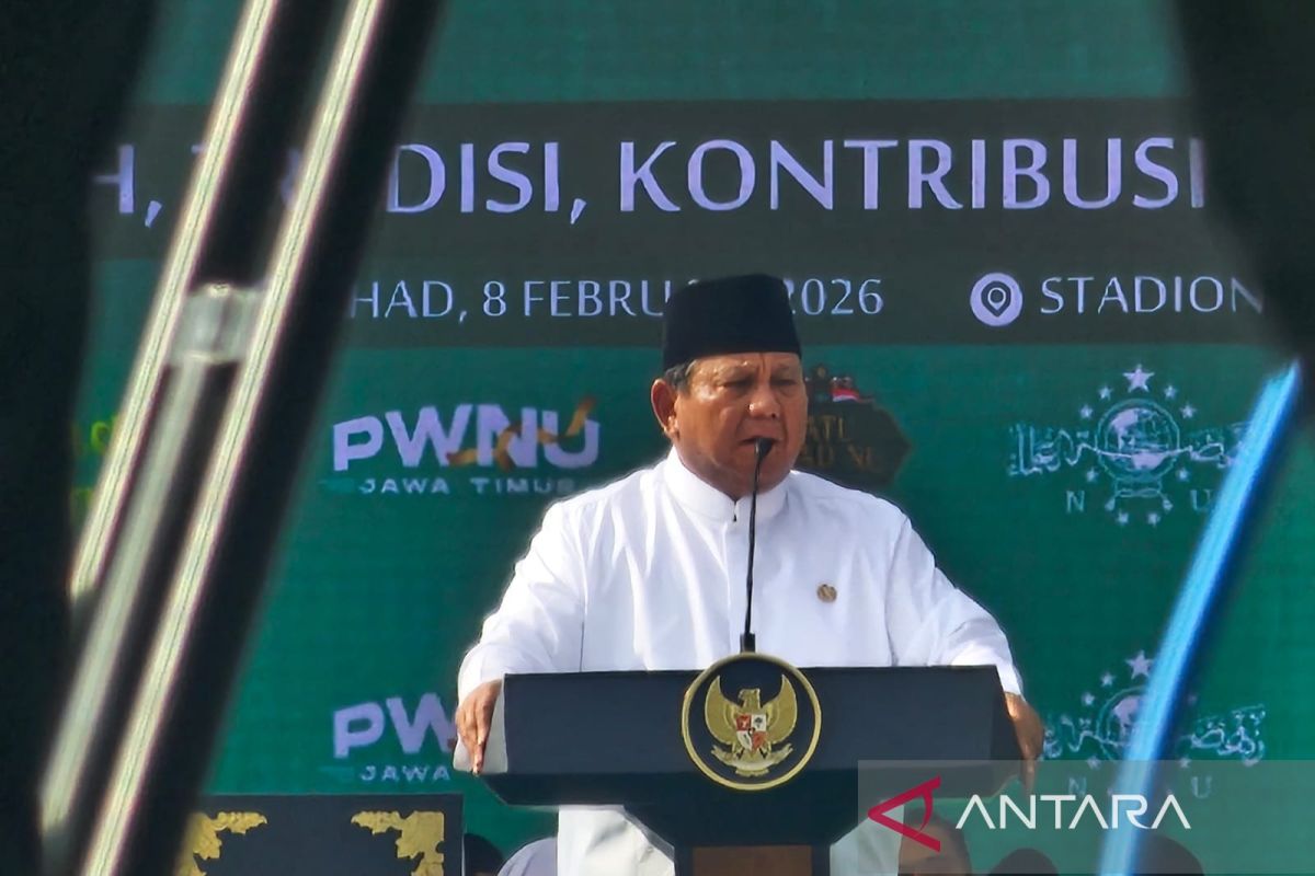 "Prabowo NU" menggema dari nahdliyin saat Presiden hadiri Satu Abad NU