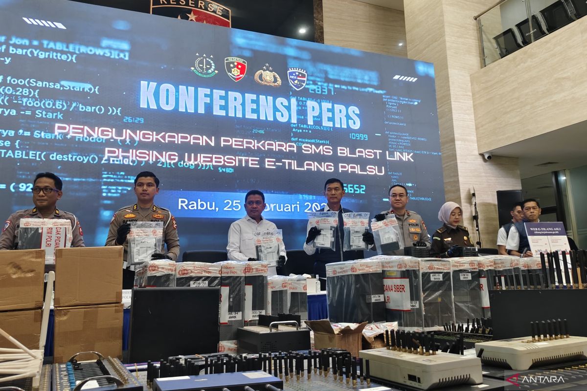 Polri tetapkan 5 tersangka kasus e-tilang palsu catut nama Kejagung