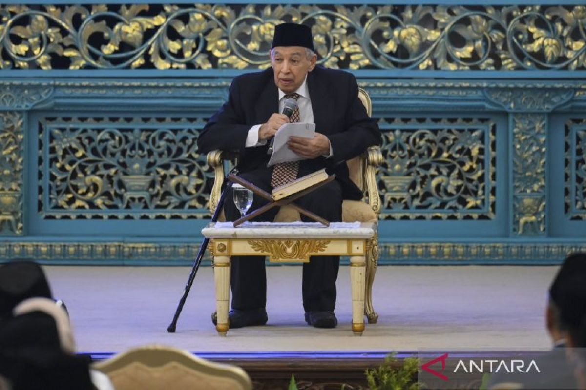 Di Istana, Prof. Quraish ingatkan perdamaian jangan korbankan keadilan