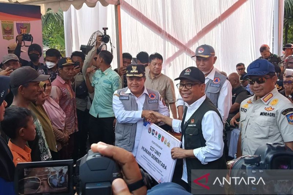 Agam butuh 1.744 hunian tetap bagi penyintas bencana