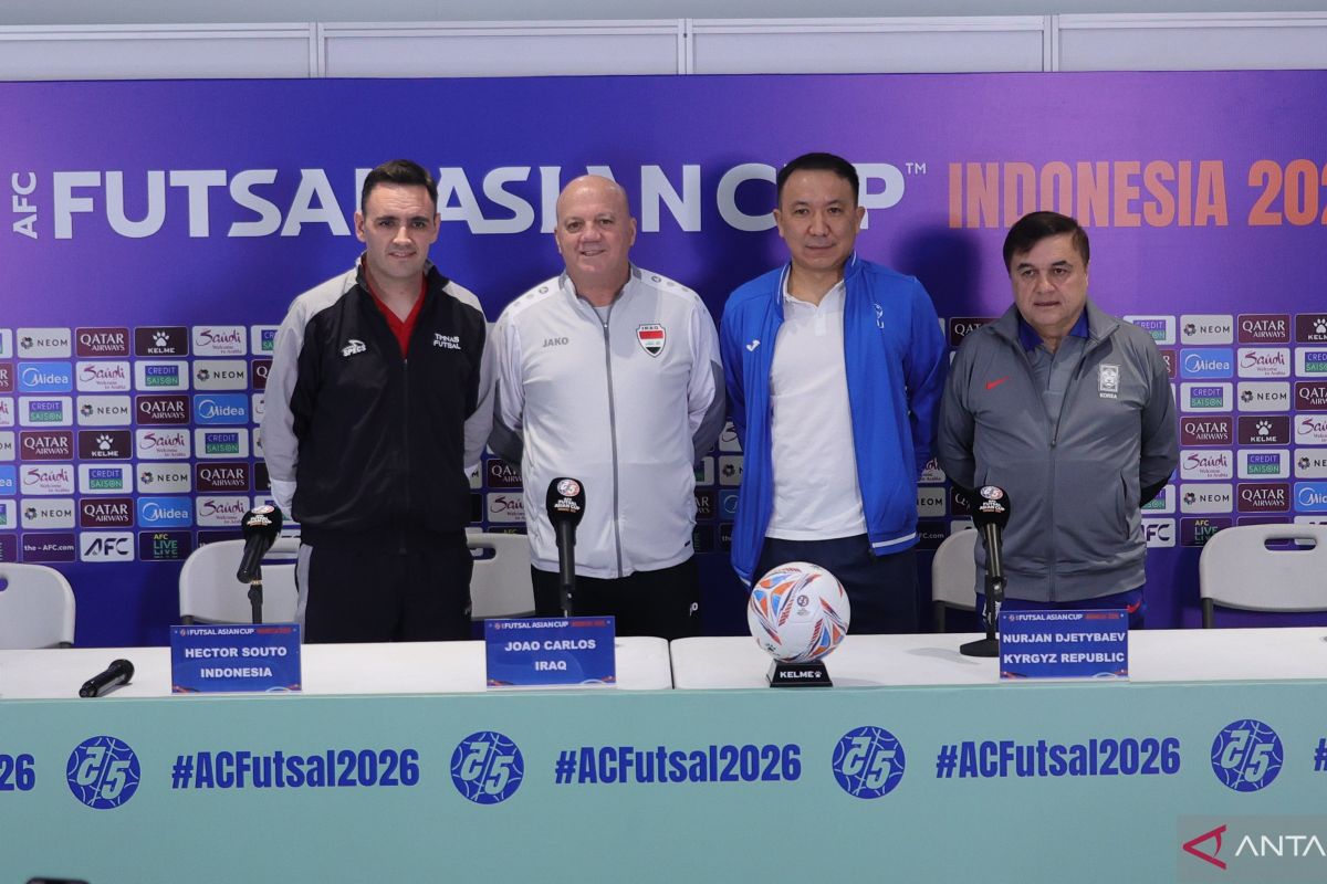 Tim-tim di Grup A sudah siap bertarung di Piala Asia Futsal 2026