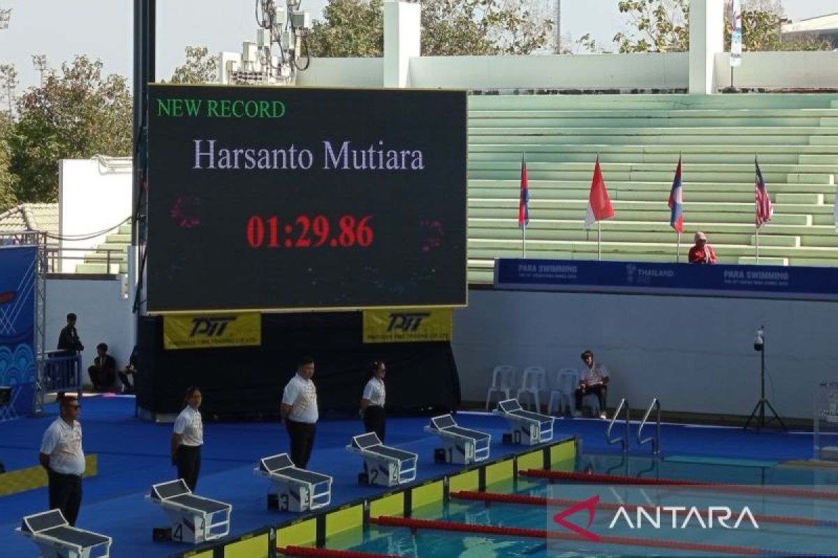 Mutiara Cantik pecahkan rekor 100 meter gaya dada klasifikasi SB9