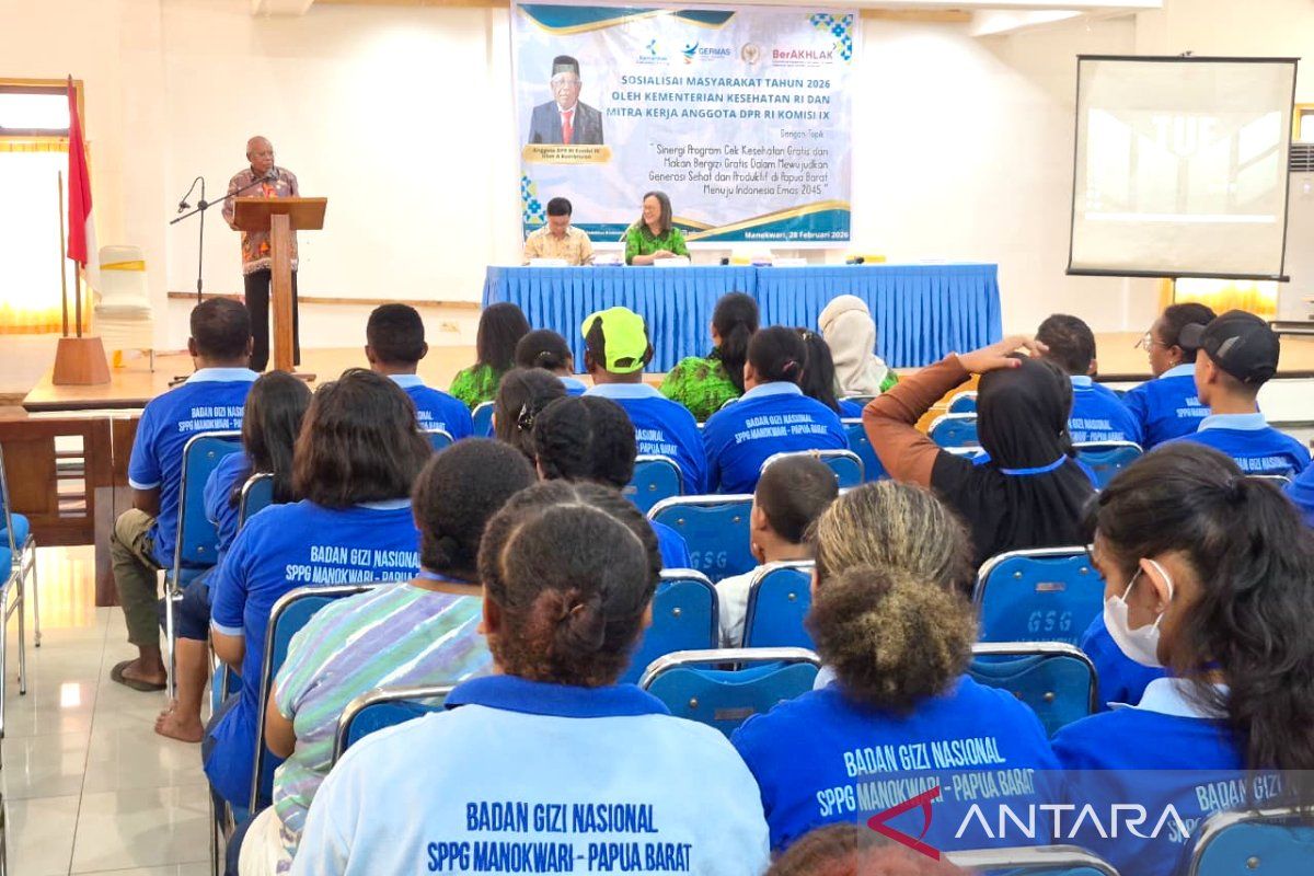 Komisi IX DPR RI ingatkan dapur SPPG di Manokwari utamakan mutu MBG