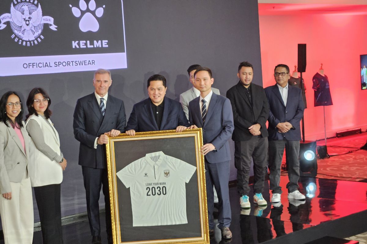 PSSI ikat kerja sama dengan Kelme untuk jersi timnas Indonesia