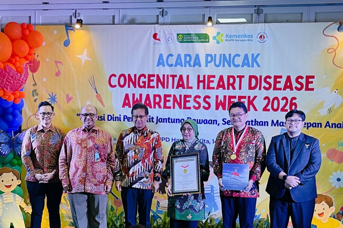 Perki raih rekor MURI dalam skrining PJB serentak terbanyak