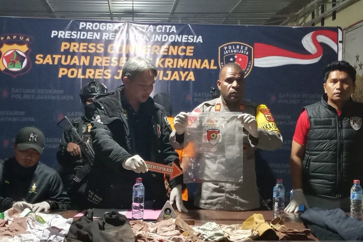 Polres Jayawijaya tangkap pelaku pembunuhan pegawai di Wamena