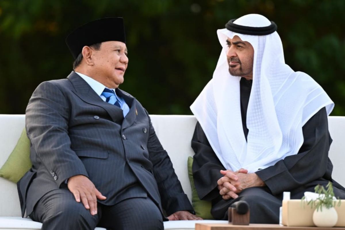 Prabowo dan MBZ perkuat kemitraan strategis di Istana Qasr Al Bahr
