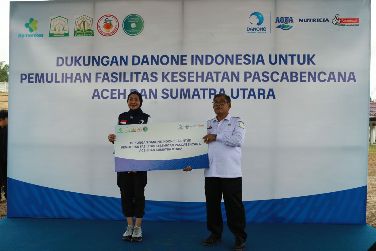 Danone Indonesia perkuat pemulihan akses air bersih pascabencana