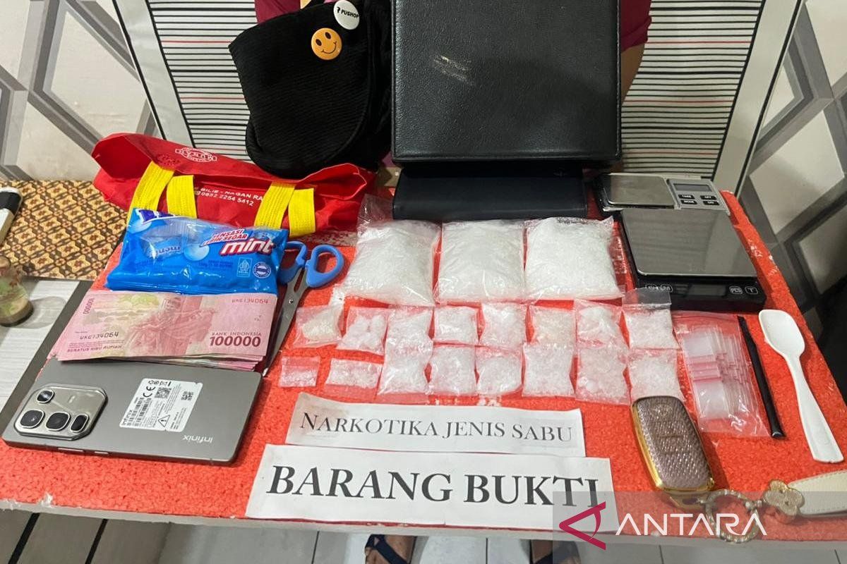 Dua pengedar 81 paket narkotika sabu ditangkap Polres Nagan Raya Aceh