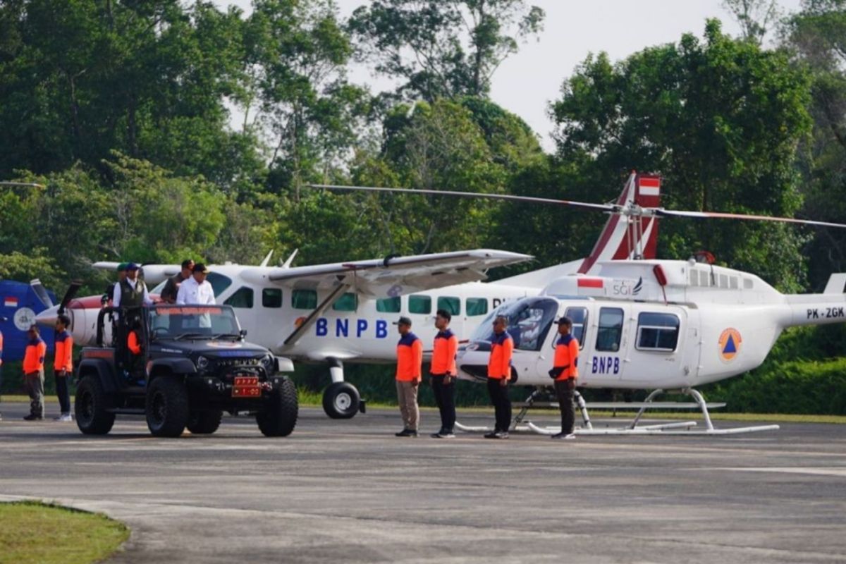BNPB berikan bantuan dua unit helikopter patroli untuk karhutla Riau