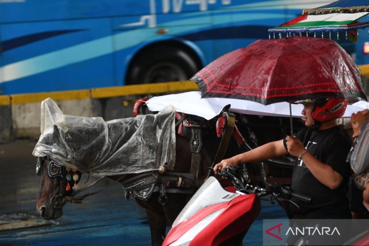Kamis, Jakarta berpotensi hujan ringan pada siang dan sore hari