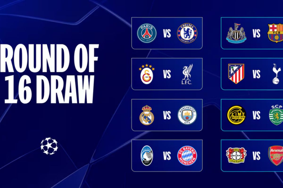 Drawing 16 besar Liga Champions: PSG vs Chelsea, Madrid jumpa City
