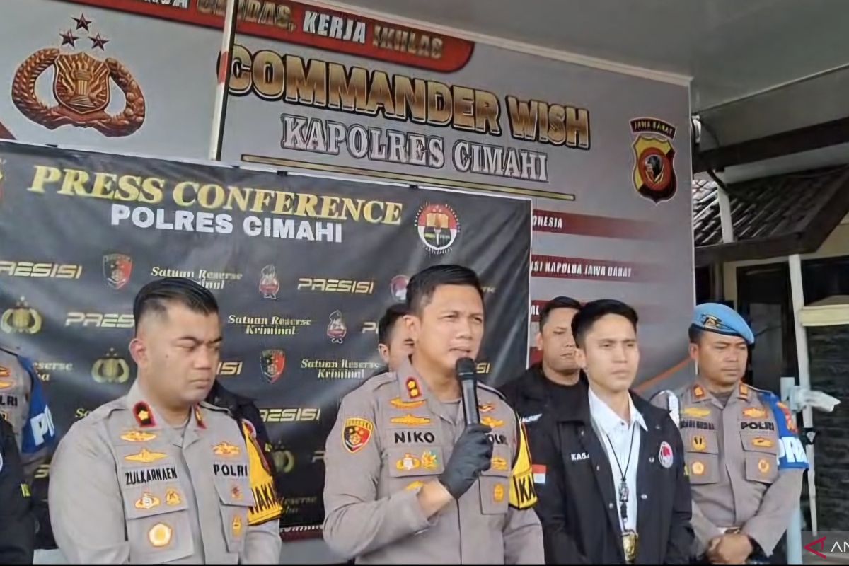 Polres Cimahi bongkar peredaran kasus sabu dalam cangkang keong sawah