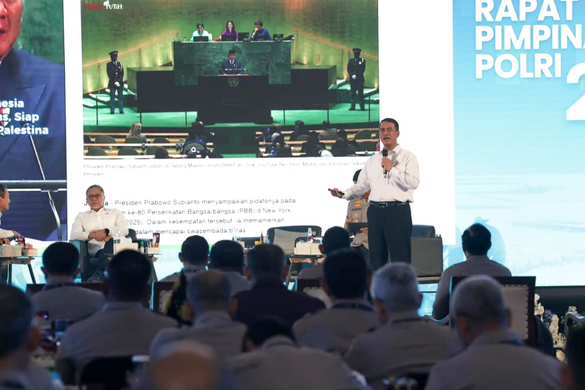 Mentan sebut Polri berperan jaga ketahanan dan stabilitas harga pangan