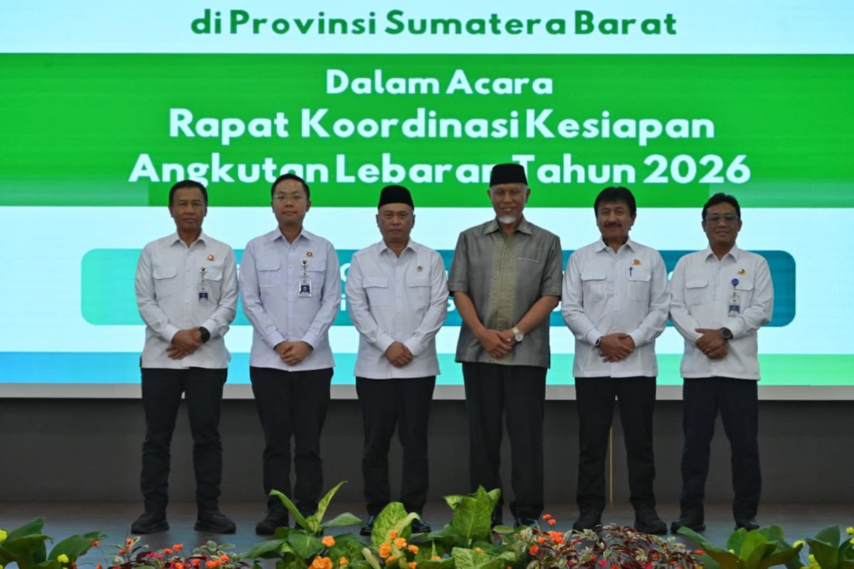 Menhub perkuat sinergi sukseskan angkutan Lebaran 2026 ke Sumbar