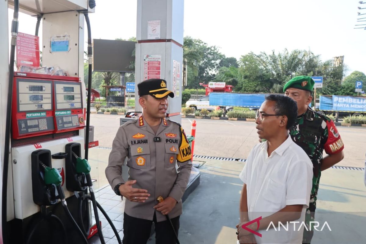 Kapolres Tangerang: Ketersediaan BBM di SPBU jalur muidk mencukupi