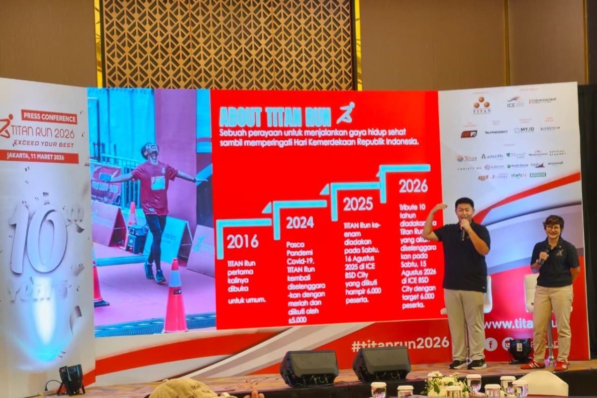 Titan Run 2026 targetkan 6.000 pelari pada perayaan satu dekade