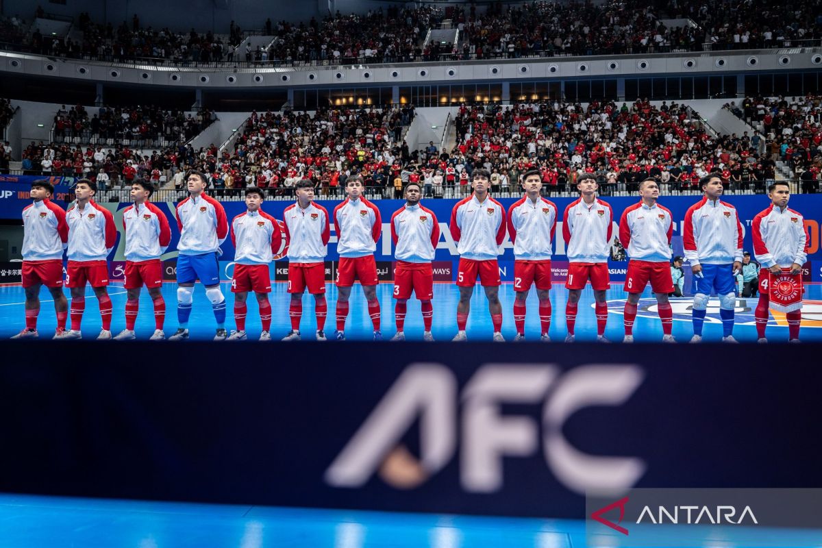 Indonesia kunci puncak klasemen Gup A Piala Asia Futsal