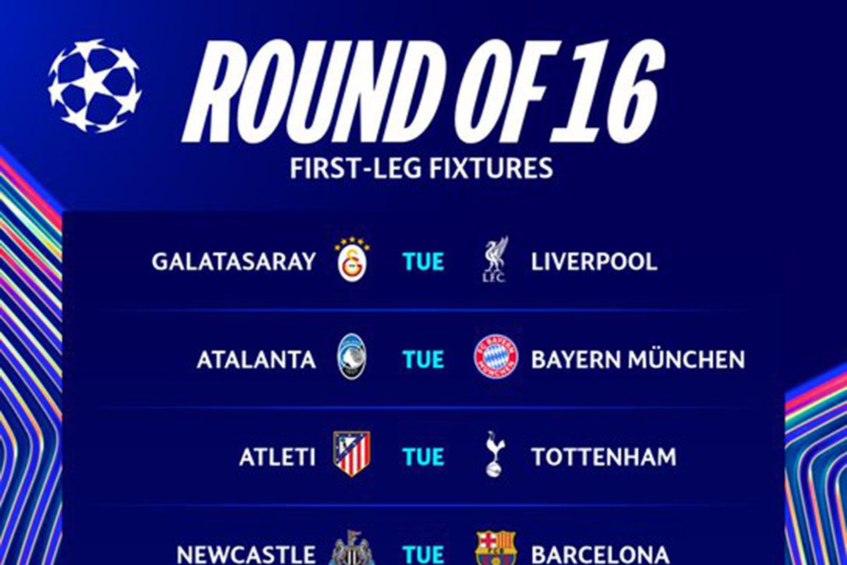 Jadwal 16 besar Liga Champions: duel Real Madrid vs Manchester City