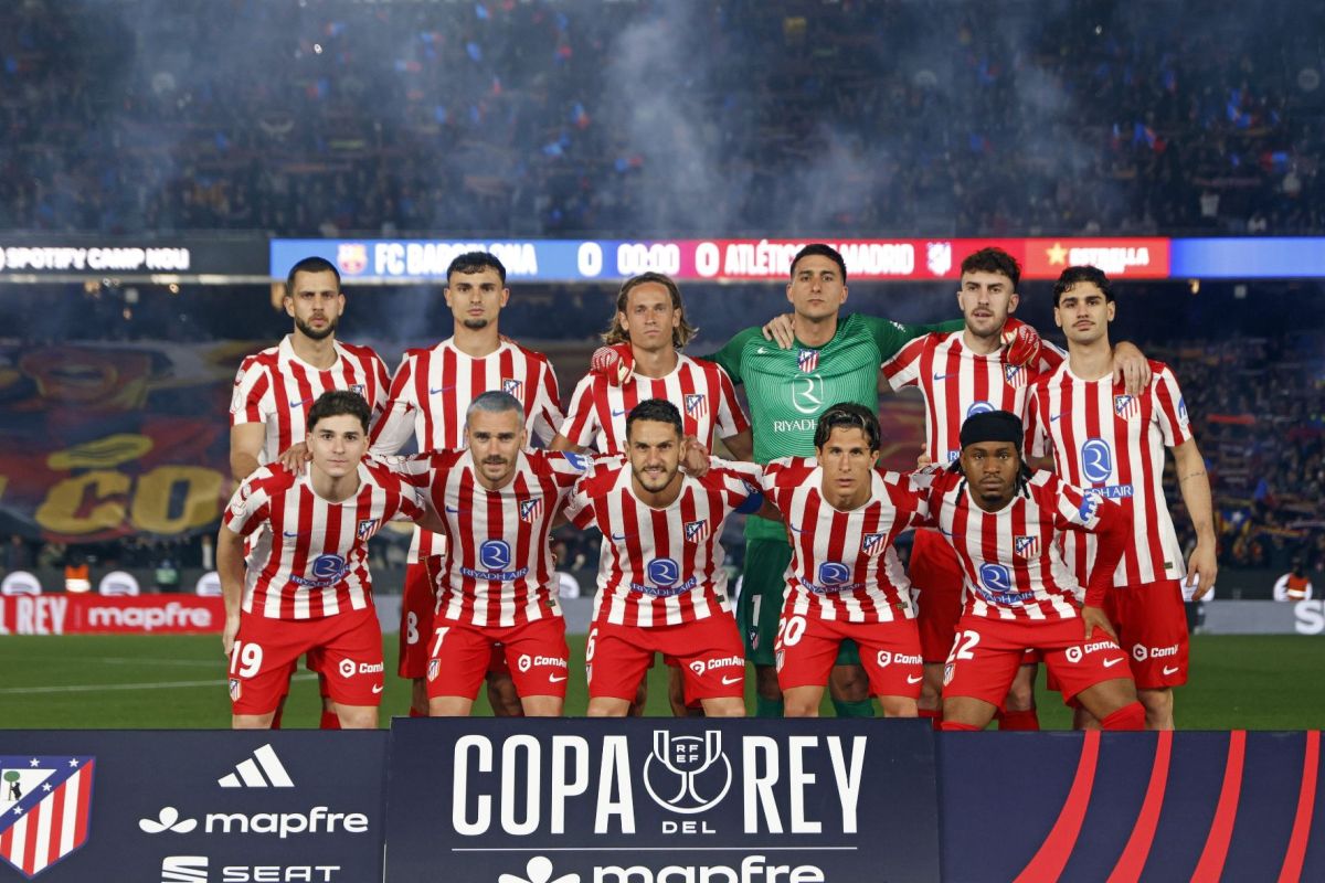 Atletico Madrid ke final Piala Raja meski takluk 0-3 dari Barcelona