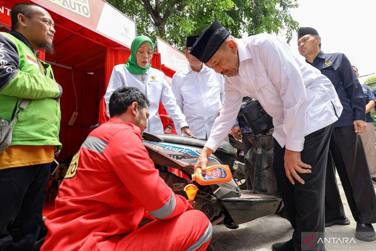 Baznas RI berikan servis gratis untuk 5.000 motor jelang mudik Lebaran