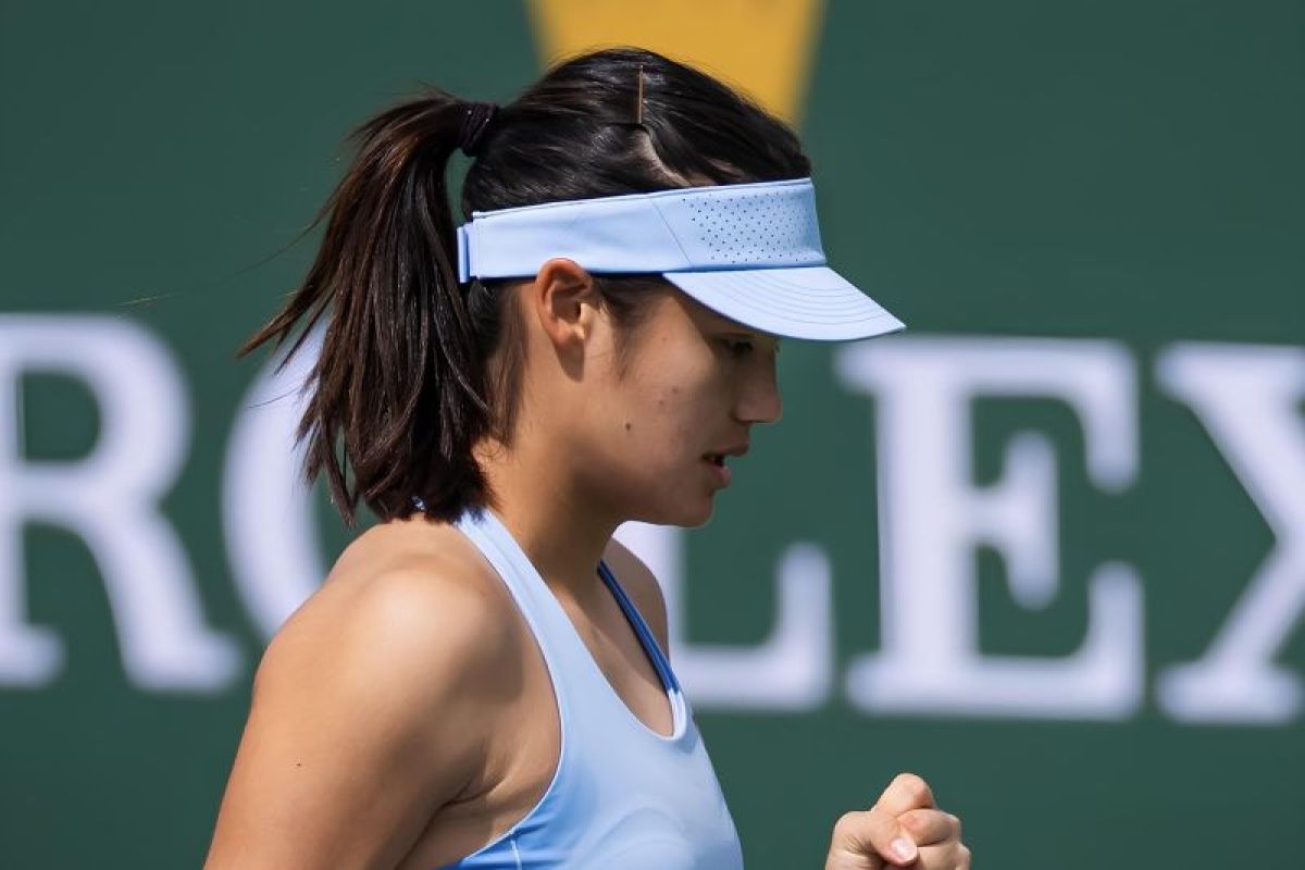 Raducanu, Gauff melenggang ke babak ketiga Indian Wells