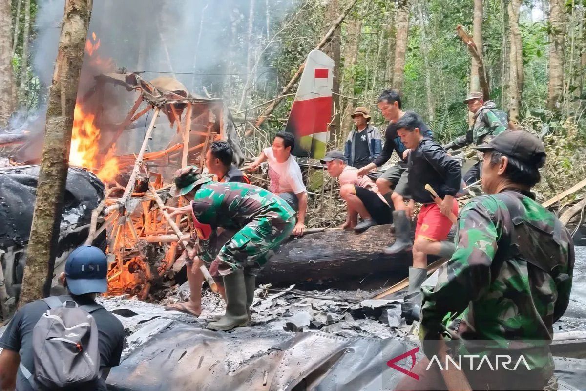 Pelita ungkap kronologi pesawat carter jatuh sebabkan pilot meninggal