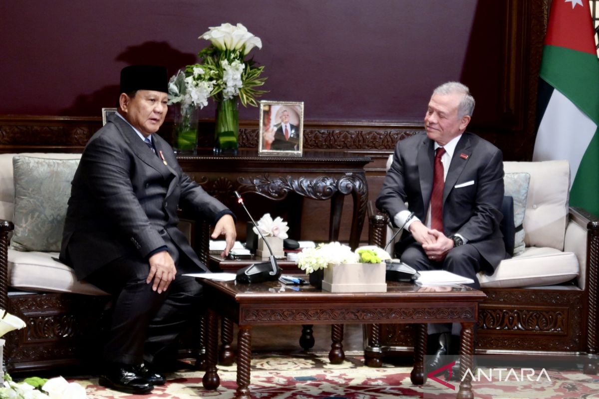 Prabowo- Raja Yordania fokus bahas Palestina dalam pertemuan bilateral